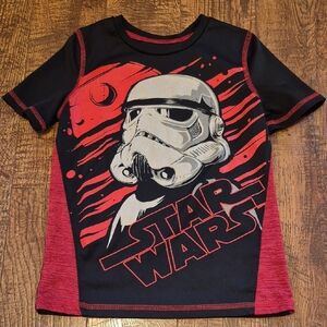 Star Wars Kids Shirt - Black and Red Sz 7